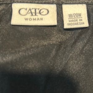 Cato Woman, 18/20W, black, satin, camisole